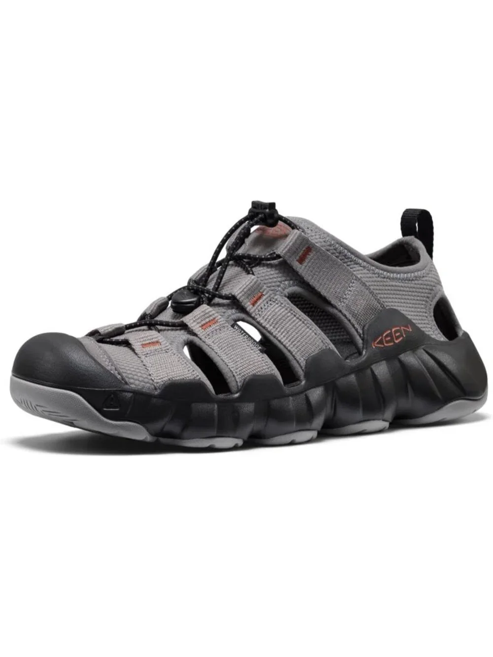 Men's Steel Grey Hyper port Closed Toe Breathable Comfortable Sandal Shoes